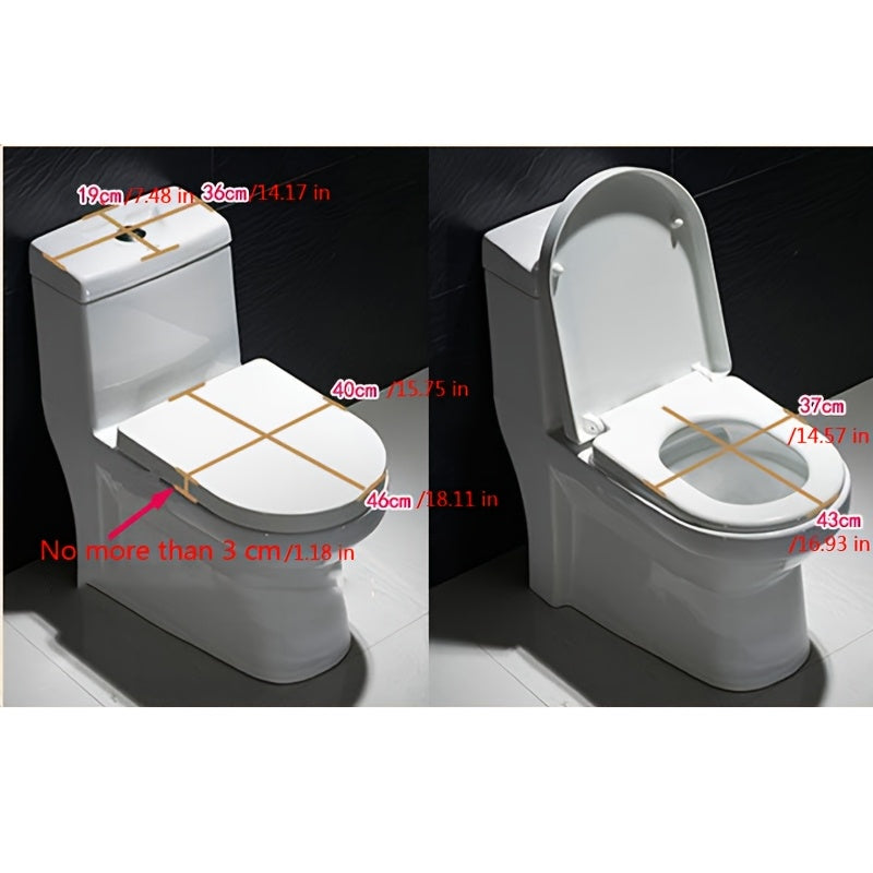 Elegant Lace Edge Toilet Seat Cover 3 Pack Soft Microfiber