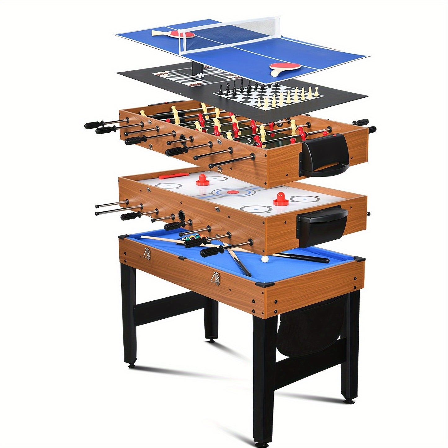 KULAMOON 7 In 1 Multi Game Table Set For Residence