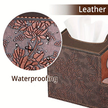 MILITWO Multifunctional PU Leather Napkin Box And Remote Holder