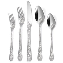 Stainless Steel 20 Piece Cutlery Set Fork Knife Spoon Kitchen Utensils