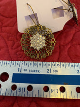 Victorian style drop ear rings