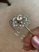 Elegant rhinestone bangle bracelet. Adjustable to fit any wrist size