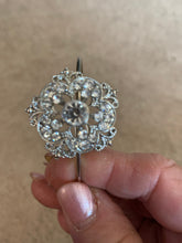 Elegant rhinestone bangle bracelet. Adjustable to fit any wrist size