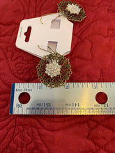 Victorian style drop ear rings