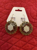 Victorian style drop ear rings