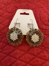 Victorian style drop ear rings