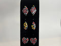 Kaleidoscope Clay Earrings: Hypoallergenic Stained Glass Style