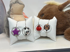 Children's Hypoallergenic Bracelet: Silver Plated Wire with Dog, Star, Ladybug, Bear Charms