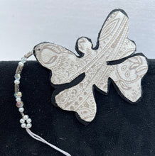 Leather Butterfly Dragonfly And Rose Bookmarks With Tassels