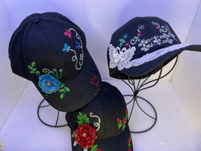Lace floral and bling baseball caps to show off your personality and style