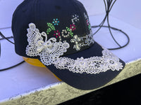 Lace floral and bling baseball caps to show off your personality and style