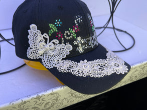 Lace floral and bling baseball caps to show off your personality and style