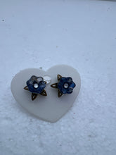 Acrylic Flower Bud Earrings: Antique Bronze Floral Earrings