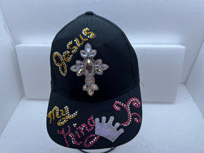 Baseball style caps with faith statements