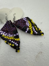 Bling Butterfly Wing Earrings: Diamond Dotted, Hypoallergenic