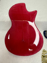 Resin guitar shaped pick holder