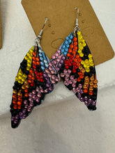 Bling Butterfly Wing Earrings: Diamond Dotted, Lightweight