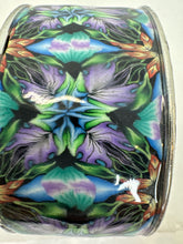 Polymere clay kaleidoscope designed pattern filled adjustable bracelet