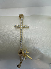Varied cross bracelets with leather or suede string adjustable bracelets