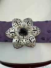 Embossed leather bracelets with a vintage look