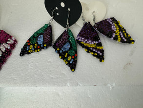 Bling Butterfly Wing Earrings: Diamond Dotted, Hypoallergenic
