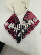 Bling Butterfly Wing Earrings: Diamond Dotted, Hypoallergenic