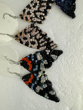 Bling Butterfly Wing Earrings: Diamond Dotted, Hypoallergenic