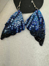 Bling Butterfly Wing Earrings: Diamond Dotted, Hypoallergenic