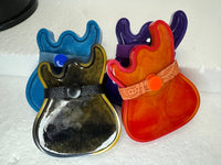 Resin pocket sized guitar pick holder