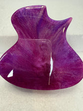 Resin guitar pick holder for large or standard picks