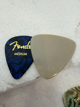 Resin guitar pick holder for large or standard picks