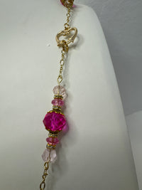 Gold Filigree Rose Necklace: Patterned Clay, Vintage Style