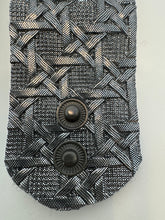 Embossed leather bracelets with a vintage look
