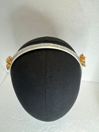 Glammed headbands. Decorated with resined flowers diamond dots and bling beads
