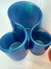 3slot pen pencil and scissor desk holders in resin