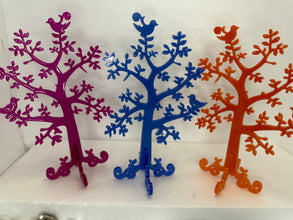 Colorful Resin Earring Tree Display Stand For Jewelry