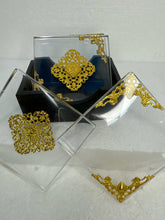 Resin coasters and holder