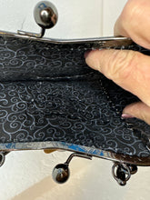 Classy Embossed Leather Victorian Style Handbag With Phone Slot