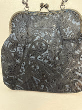 Classy Embossed Leather Victorian Style Handbag With Phone Slot