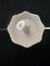 ruffled edge resin ring holders in varied colors