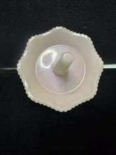 ruffled edge resin ring holders in varied colors