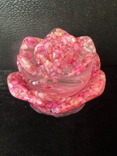 Resin Rose Jewelry Box: Decorative Trinket Holder