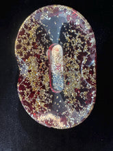 resin soap dishes of varied mediums in resin