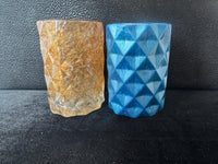 resin toothbrush, makeup brush or even pencil holder. Made in creative mediums.