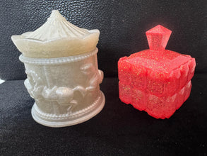 varied jewelry boxes