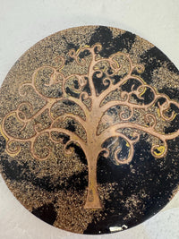 tree of life coaster set in resin
