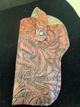 left handed leather gun holsters in large