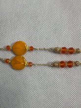 clay filled flower necklace