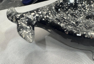 dolphin soap holder in resin