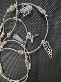 3 way vertical jewelry piece, can be a necklace a bracelet or even an anklet.